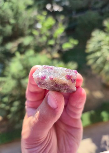 Beden Pyrope Garnet Rodolit Raw Rare Doğal Taş