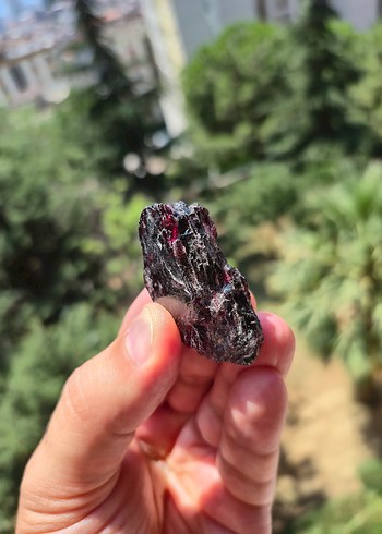 Lal/Garnet/Granat Raw Doğal Taş