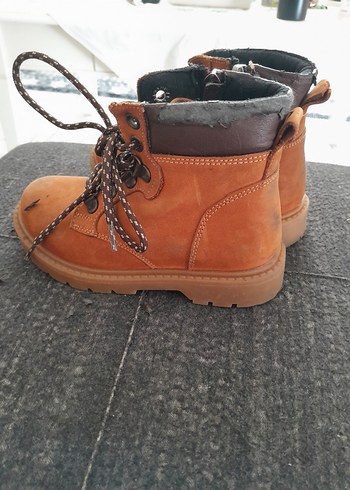 Kahverengi Süet Erkek Çocuk Botu
