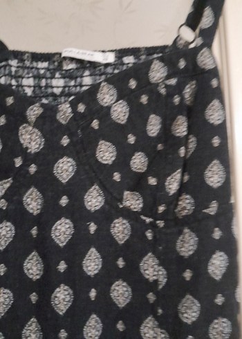 Bohem Siyah Mini Tulum - Görsel 3