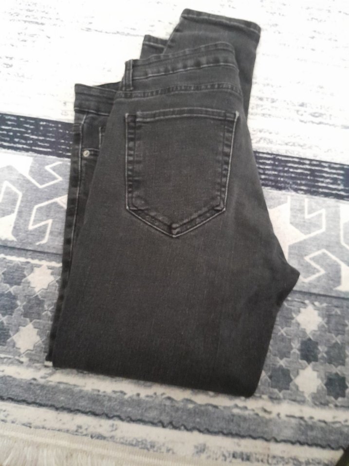 Gri Regular Fit Erkek Denim Pantolon - Görsel 3