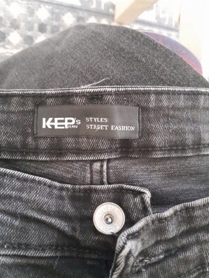 Gri Regular Fit Erkek Denim Pantolon - Görsel 4