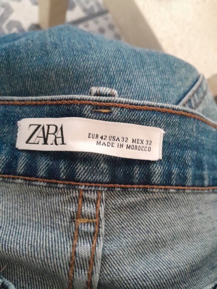 Gri Mavi Midi Boy erkek Denim Pantolon - Görsel 4