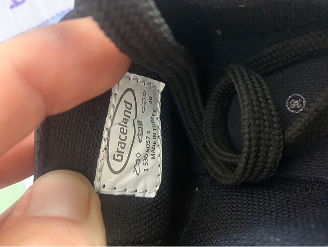 30 Beden siyah Renk Kız çocuk Sneaker