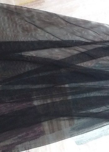 Siyah Gotik Uzun Askılı Kadın Gecelik - Görsel 2