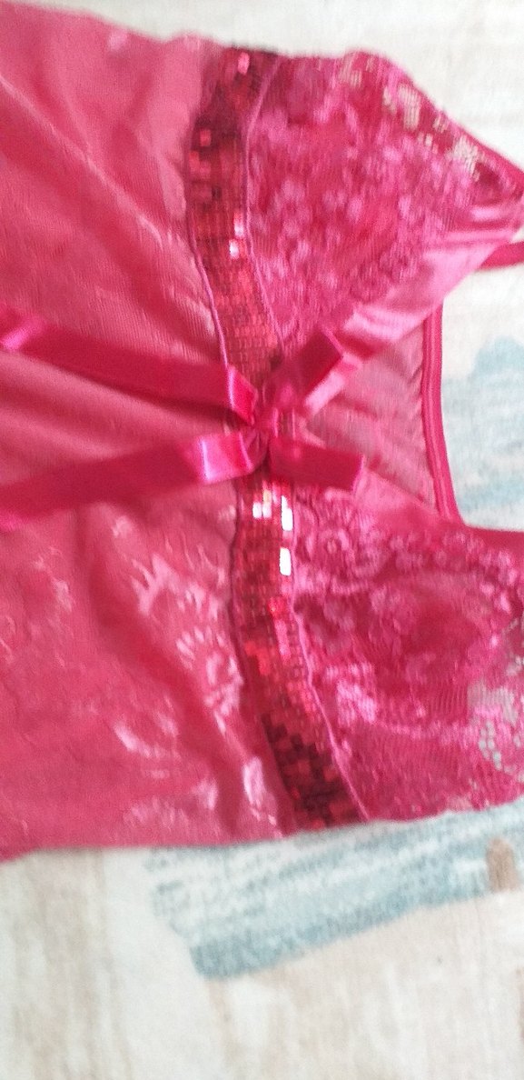 Pembe Uzun Askılı Bohem Kadın Gecelik - Görsel 2