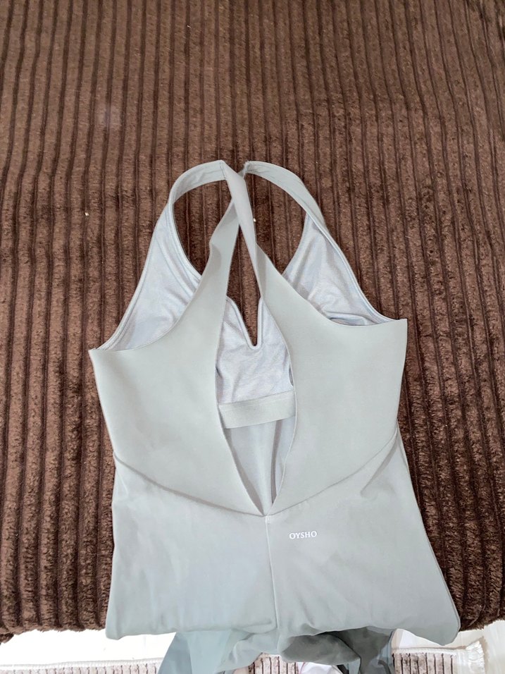 Gri Straplez Uzun Kadın Tulum - Görsel 2