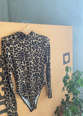 Leopar Desenli, Uzun Kollu Kadın Bluz