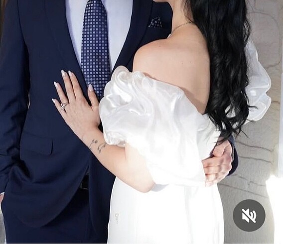 xs Beden beyaz Renk İncili söz nişan nikah elbisesi