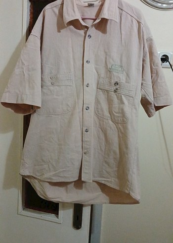 Camel Active Bej Oversize Kisa Kollu Gomlek