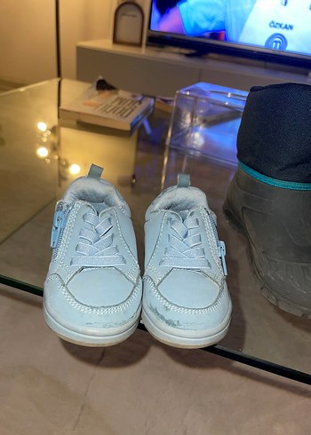 Kız Çocuk Kırmızı Cırtlı Spor Ayakkabı - Görsel 6