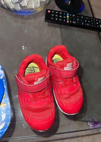 Kız Çocuk Kırmızı Cırtlı Spor Ayakkabı - Görsel 2