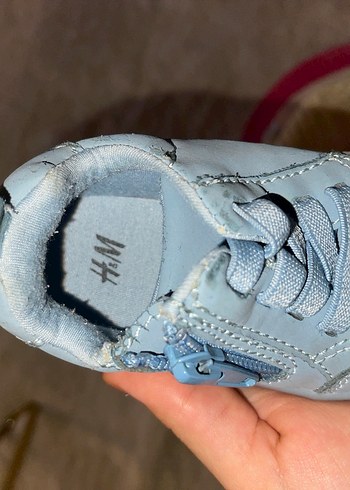 Kız Çocuk Kırmızı Cırtlı Spor Ayakkabı - Görsel 8