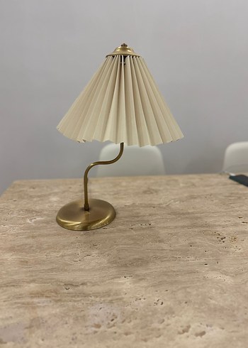 Sarı Katlanabilir Abajur Masa Lambası - Görsel 4