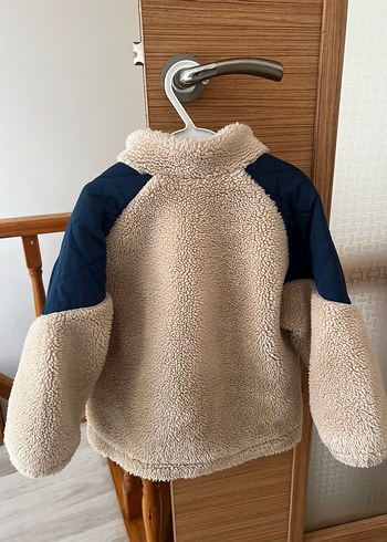 Çocuk Peluş Detaylı Streetwear Mont - Görsel 3