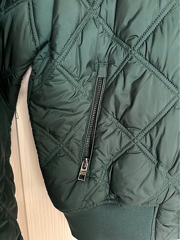 xs Beden yeşil Renk Tommy bomber ceket