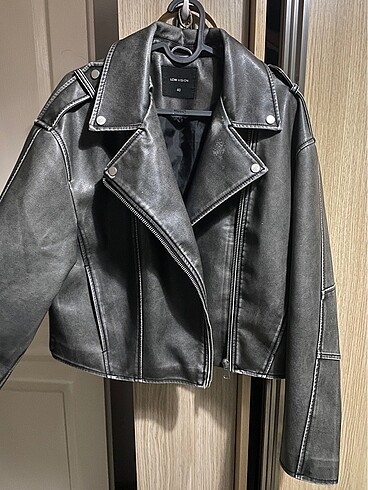 LCW eskitme oversize deri ceket