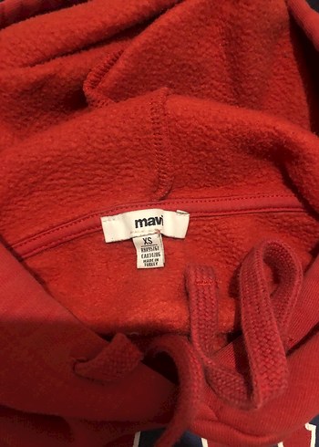 xs Beden Mavi Kırmızı Sweat