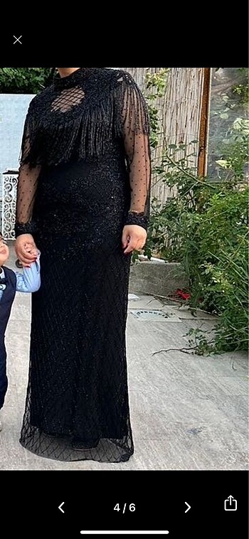 KENZEL BONCUK İŞLEMELİ ABİYE
