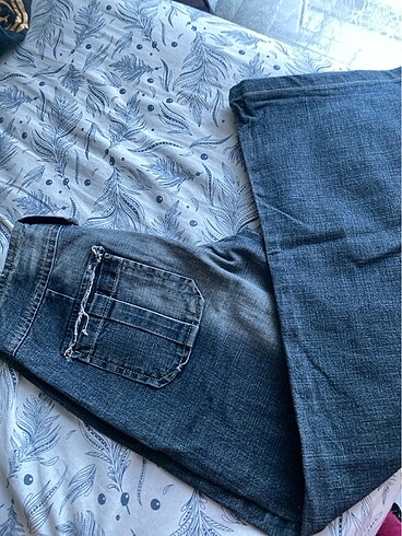 s Beden çeşitli Renk vintage kot düşük bel pantalon