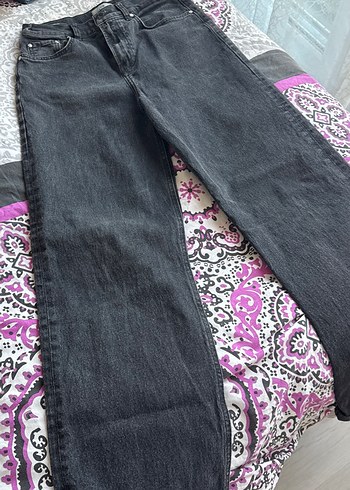 LTB Gri Kadın Loose Fit Denim Midi Jean
