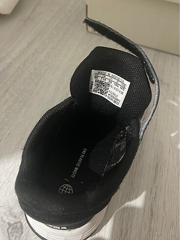 25 Beden siyah Renk Adidas çocuk spor ayakkabı