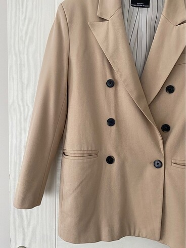 xs Beden camel Renk BERSHKA Blazer Ceket