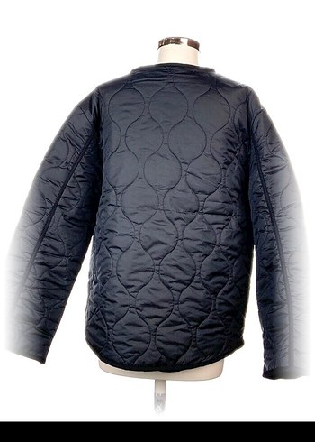 xl Beden Düğmeli Siyah Midi Streetwear Kadın Ceket