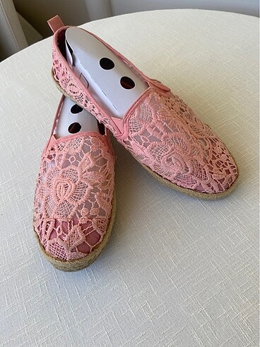 Primark Pembe dantel sneaker