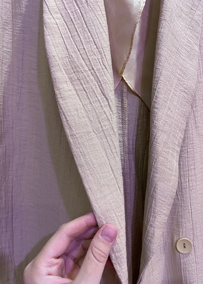 Oversize çok az kullanılmış ceket - Görsel 2