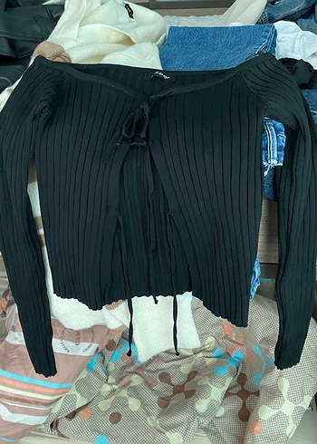 Uzun Kollu, Fitted, Siyah Kadın Bluz