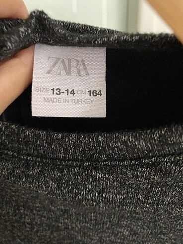 13-14 Yaş Beden gri Renk Zara kız çocuk tulum