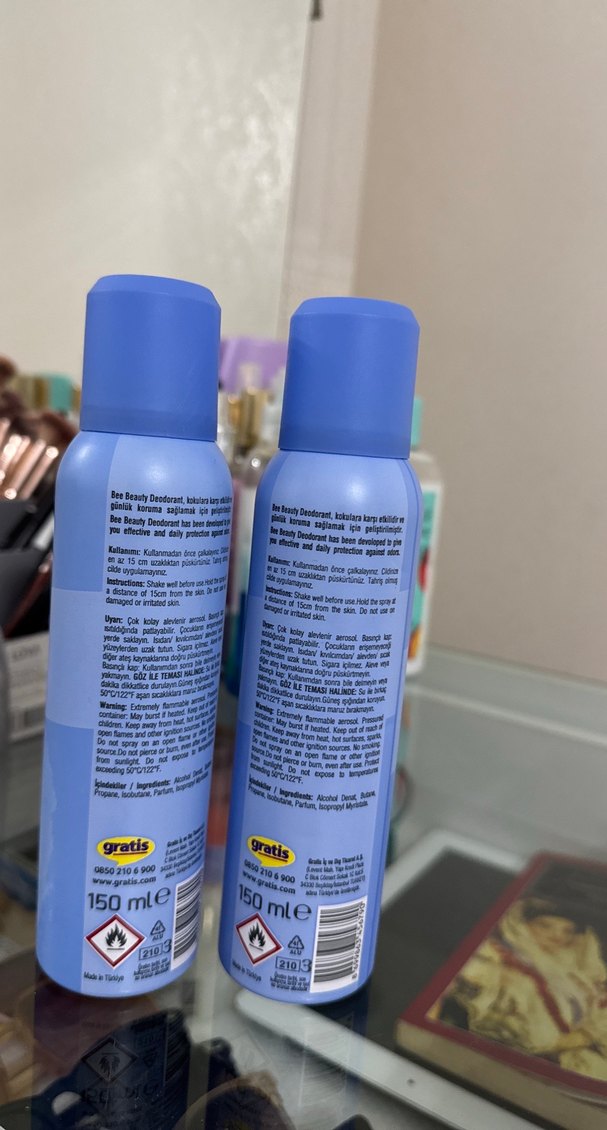 Fiyat iki adet 200Bee Beauty Balık Burcu Kadın Deodorant Sprey - Görsel 3