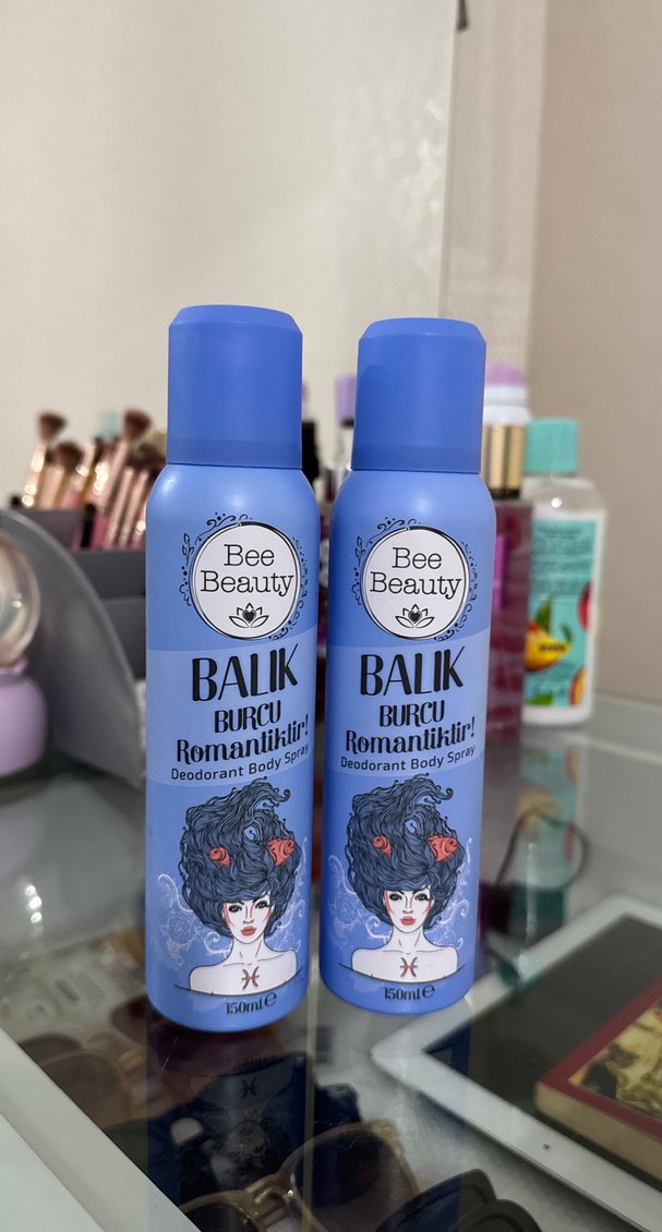 Fiyat iki adet 200Bee Beauty Balık Burcu Kadın Deodorant Sprey - Görsel 2
