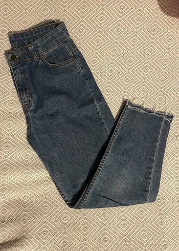 Diğer Koyu Mavi Rahat Kesim Denim Jean
