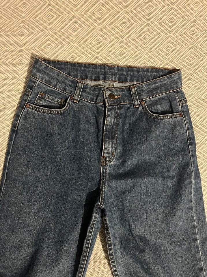 Koyu Mavi Rahat Kesim Denim Jean — görsel 2/3