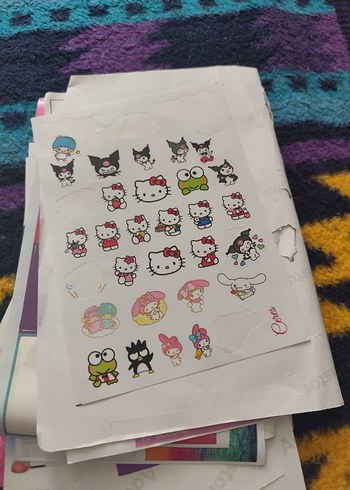 Renkli Sticker Seti - Görsel 4