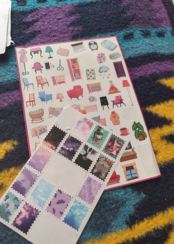 Renkli Sticker Seti - Görsel 2