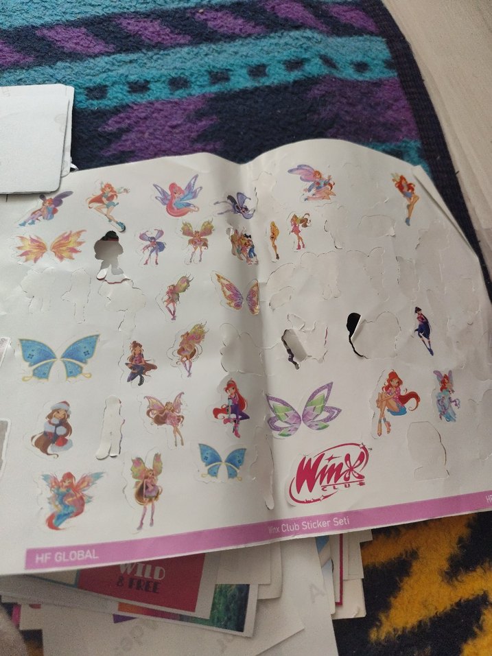 Renkli Sticker Seti - Görsel 3