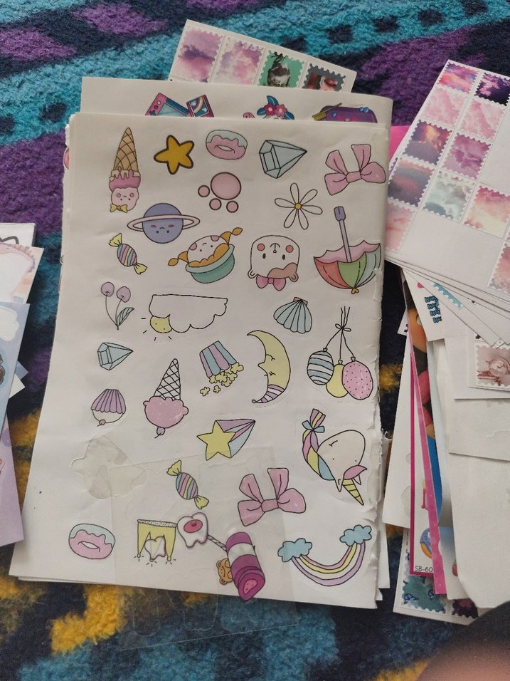 Renkli Sticker Seti - Görsel 5