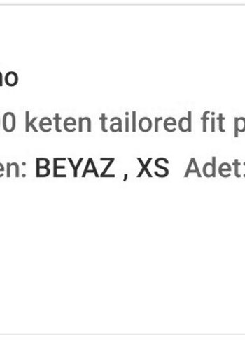 Oysho %100 keten tailored fit pantolon