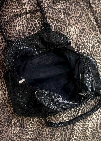 y2k vintage deri çanta - Görsel 5