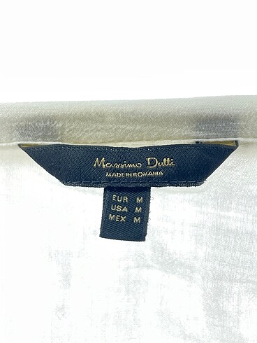 m Beden beyaz Renk Massimo Dutti Gömlek %70 İndirimli.