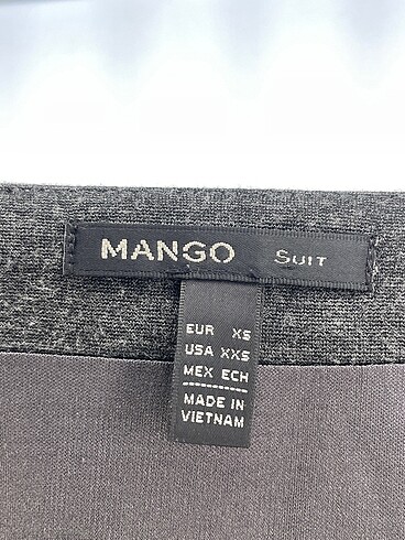 xs Beden gri Renk Mango Midi Etek %70 İndirimli.