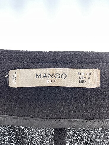 34 Beden siyah Renk Mango Bermuda / Kapri %70 İndirimli.