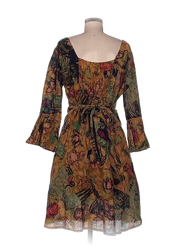 universal Beden Vintage Love Kısa Elbise %70 İndirimli.