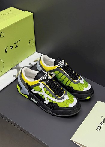 Diğer Off White Neon Yesil Sneaker