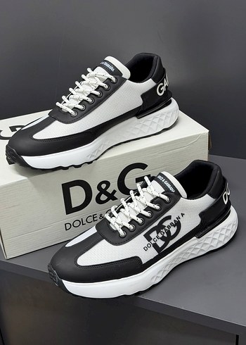Diğer D G Siyah Beyaz Spor Sneaker