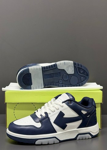 Diğer Off White Men Sneakers Lacivert Beyaz Retro Sneaker