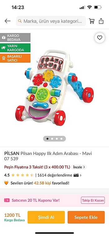İlk adım arabası pilsan